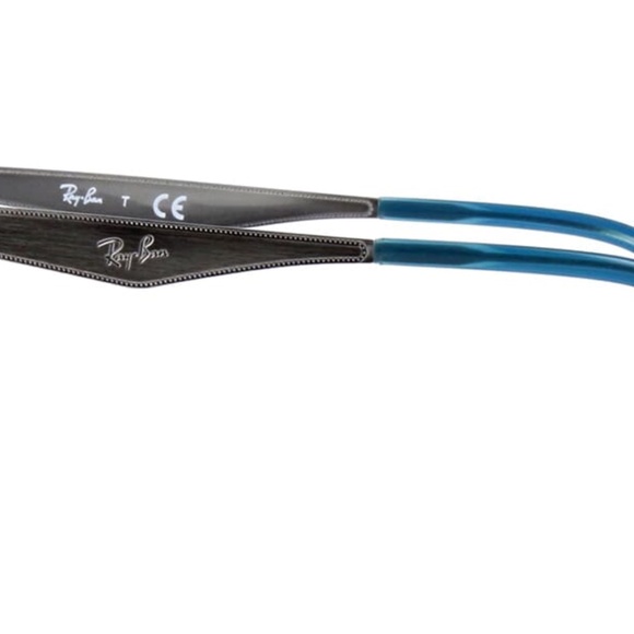 New RAY-BAN Frames Unsisex RB6397 2934 54 19 145 Glasses Blue Silver Light Metal - Picture 3 of 4